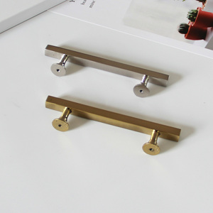 Poignées de réfrigérateur traditionnelles en laiton en gros pour les tiroirs et les commodes de cuisine d'hôtel - Product Image 5