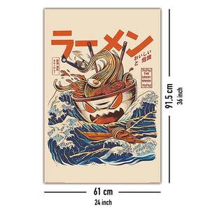 โปสเตอร์ภาพประกอบราเมนสุดยอดเยี่ยมสำหรับตกแต่งผนัง - Product Image 1