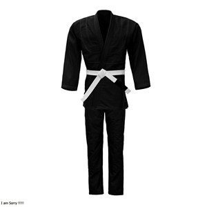 Negro Gi venta al por mayor Judo azul uniforme 750G 100% algodón Unisex Judogi serigrafía logotipo personalizado - Product Image 4