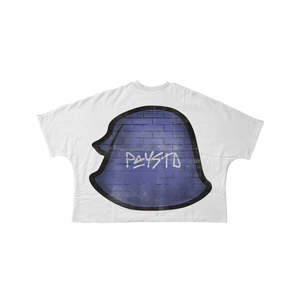 Personalizado 100% algodón verano Streetwear hombres calle pantalla impresión de gran tamaño Boxy cuatro patrón camiseta - Product Image 6