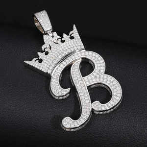 Joyería de Hip Hop personalizada Moissanite diamante joyería fina colgantes y dijes nuevo colgante de Plata de Ley 925 de lujo de moda - Product Image 1