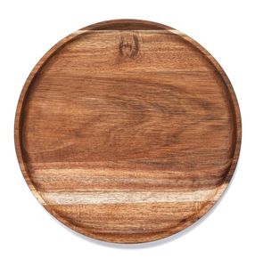 Top Arrival Classic Design Modern Style Wooden Serving <b>Tray</b> & Charging Plate Elegant Wooden <b>Dinner</b> Plate - Product Image 1