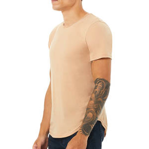 Bella + Canvas T-shirt à manches courtes pour homme à manches courtes T-shirt à ourlet rond taille en trois mélanges - Product Image 2