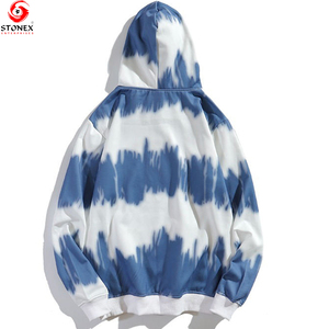 Tie Dye New Casual Plus Size Sudadera con capucha personalizada para hombres Street Style Outdoor Tie Die Sublimated Print Hoodies - Product Image 4