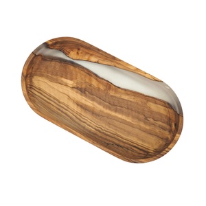 Tazón de resina hecho a mano con diseño artístico brillante, acabado elegante, ideal para interiores de casas, cocina o comedor - Product Image 2