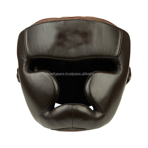 3N Boxing Head Guard Custom Logo Professional Training Headgear Protective Sparring Gear Leather Portable Children - Product Image 6