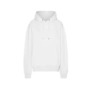 Unisex <b>White</b> Winter <b>Hoodie</b> with Digital Printing Customizable Kangaroo Pocket Drawstrings Premium Quality Durable Casual Wear - Product Image 2
