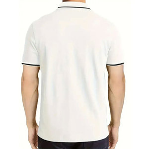 Logo personnalisé pour hommes pour polos avec motif solide Nouvelle arrivée Shorts de golf décontractés avec manches Fabriqués au Pakistan - Product Image 3