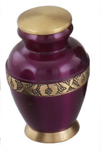Customized Multicolor Metal Cremation <b>Urn</b> with Floral Finish <b>Small</b> Keepsake <b>for</b> <b>Human</b> or Pet <b>Ashes</b> <b>for</b> Pet Funerals - Product Image 5