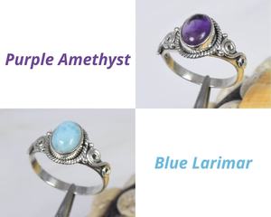 New Arrival Solid 925 Sterling Silver Plated Oval Bezel Setting Handmade Women Bulk <b>Ring</b> Bahamian Jewelry Wholesale Suppliers - Product Image 4