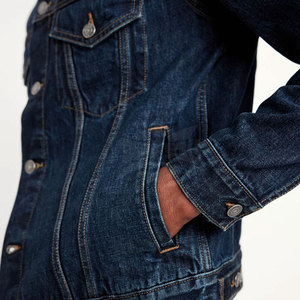 Chaqueta de Mezclilla de Alta Calidad al Mejor Precio, con Cuello Alto, Estilo Urbano, Diseño de Última Moda, Superventas - Product Image 4