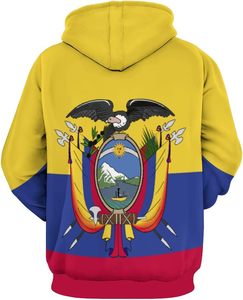 Otoño nuevos hombres de alta calidad sudaderas con capucha y sudaderas pulóver Casual suelto ajuste múltiples bolsillos estampado patrón cuello con capucha - Product Image 2