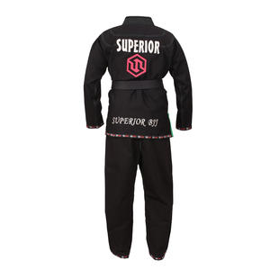 Ensemble personnalisable de formation de Jiu Jitsu brésilien pour adultes séchage rapide vêtements de sport à manches longues coupe confortable OEM disponible - Product Image 3