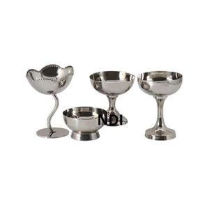 Superior Quality Metal Design Deep Fruit Serving Bowl Table Decor Nickel Finishing Handmade Decorative Fruits Serving Bowl - Product Image 1