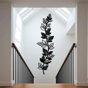 Décoration murale en métal adorable, sculpture en fer artisanale, élégante décoration murale suspendue pour salon, chambre à coucher, bureau - Product Image 6