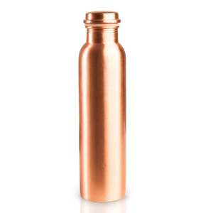 Bouteille d'eau en cuivre indien de haute qualité la plus vendue avec un design traditionnel élégant et des verres de bien-être en métal pur avec couvercle - Product Image 5