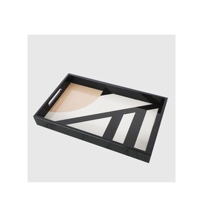 Plateau imprimé en bois 100% naturel pour la cuisine, l'hôtel, le restaurant, la décoration de table à la maison, plateau à nourriture, plateau de service en bois artisanal - Product Image 2