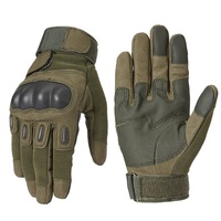 Gants tactiques de sport Punchin en microfibre à doigts entiers, haute qualité, pour activités de plein air, avec protection des articulations, équipement de défense personnelle