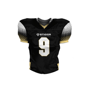 Uniforme de fútbol americano al por mayor sublimación digital jersey de fútbol americano y pantalones integrados - Product Image 5
