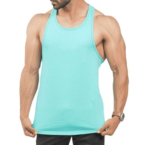 OEM Manufacturer Tank Top New Arrival Plain Comfortable Four Way Stretchable Activewear Round Neck Sleeveless Bodybuilding Top - Product Image 1