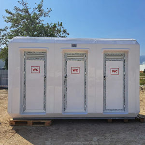 SAFTER MARINE Cabine de toilette à usage domestique Durable 150x390xh240 Panneaux sandwich en fibre de verre polyester pour WC haute durabilité - Product Image 1