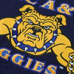 Carolina del Norte A & T Varsity Jacket Bulldog Logo 1891 College Apparel - Product Image 5