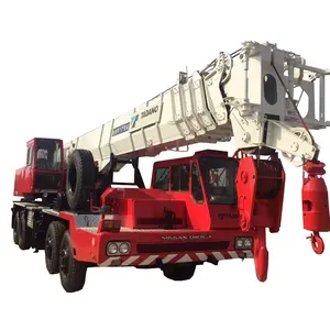 Hot sale cranes supplier 70ton 30ton used tadano tg700e tl300e folding booms pickup crane for sales truck