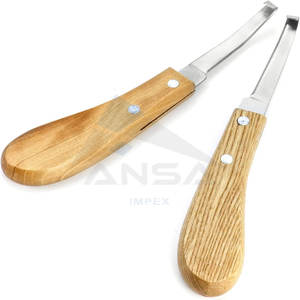 Juego de cortadores de pezuñas de alta calidad, herramientas de corte de pezuñas de herrador duradero de acero inoxidable con forma de mano izquierda y derecha, caballos y ganado - Product Image 6