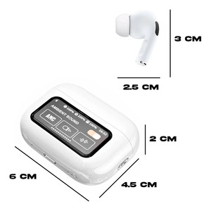 หูฟังบลูทูธไร้สายทีดับเบิ้ลยูซีพร้อมหน้าจอสัมผัส - คละสี - Product Image 6
