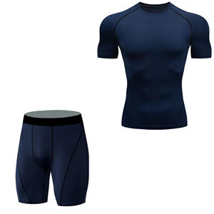Premium MMA <b>Rash</b> <b>Guard</b> & Shorts Set Stretch Lightweight Quick Dry <b>Rash</b> <b>Guard</b> Sets for <b>Men</b> - Product Image 6