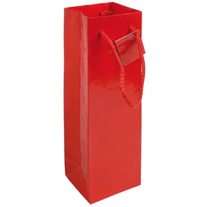 Portabottiglie in Carta Laminata Personalizzato, Gadget Promozionale per lo Shopping - Product Image 4