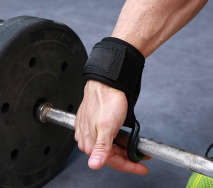 Correas de muñeca de elevación de servicio pesado Correas de elevación muerta Levantamiento de pesas Ejercicio Gimnasio Levantamiento de pesas Gancho de elevación de energía - Product Image 5