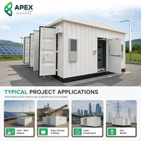 Poste de transformation modulaire préfabriqué Apex 36kV 2500kVA IP54 avec appareillage de moyenne tension, transformateur et panneau basse tension C5-M IEC 62271-202