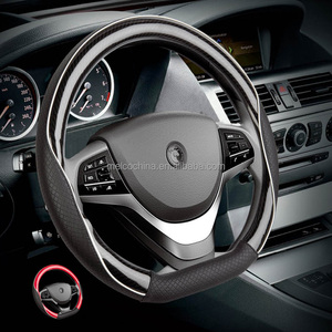 Housse de <span class=keywords><strong>volant</strong></span> de voiture de luxe en cuir MELCO à 3 branches, séries 1/2/3/4/5/6/7 X3/X1/X2/X4/X5/X6/X7 - Product Image 2