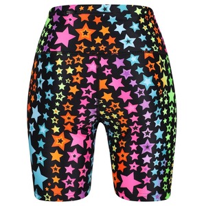 Shorts Deportivos de Cintura Alta para Mujer, Transpirables, Lavados, de Encaje Impermeable Ecológico, Estilo Hip Hop - Product Image 5