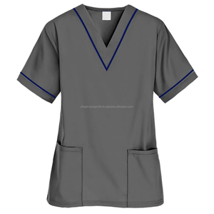 Uniformes de manga corta para enfermera, conjuntos de uniformes médicos, traje personalizado, uniformes de hospital, uniformes médicos de enfermería - Product Image 4
