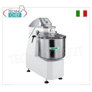 Mélangeur spirale électrique Fimar 12 kg (batterie de 16 L) avec tête relevable et bol fixe pour boulangerie, restaurant, hôtel et autres secteurs - Product Image 2
