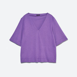 เสื้อยืดแขนสามส่วนสำหรับผู้หญิง,เสื้อยืดแขนสามส่วนได้รับการออกแบบตามความต้องการ - Product Image 1