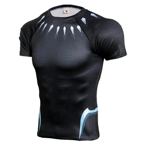 Camiseta de MMA, Rashguard, Bjj Gi, Impresión 3D, Capitán, Transpirable, Camisetas para Hombre, Camiseta de Compresión de MMA, Ropa Deportiva, Tops Deportivos - Product Image 3