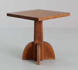 Mesa de Centro Moderna Rústica de Madera Maciza |   Mesa de Centro Hecha a Mano para Sala de Estar y Área de Descanso - Product Image 1