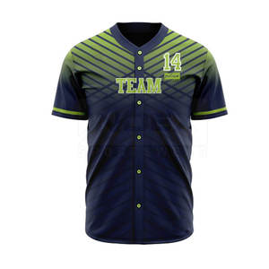 Meilleur Design Style à la Mode Uniformes de Baseball Polyester Différentes Couleurs Marque Privée Personnalisée Vos Propres Uniformes de Baseball Vierges - Product Image 3