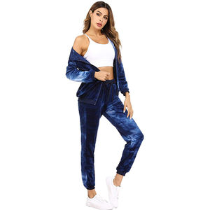 Chándal para correr unisex, chándal con logotipo personalizado, conjunto de dos piezas de algodón en blanco para invierno, chándal con capucha para mujer, venta al por mayor sólida - Product Image 5