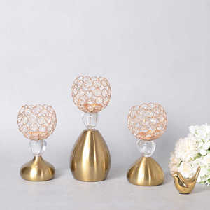 Bougeoirs en métal design antique pour mariages fêtes décor à la maison bougeoir créatif unique centres de table support 2023 - Product Image 6