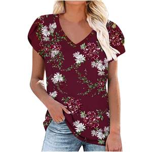 La mejor camiseta personalizada barata de alta calidad, Camiseta de algodón en blanco para mujer, camisetas de verano de gran tamaño para mujer, 100% algodón - Product Image 1