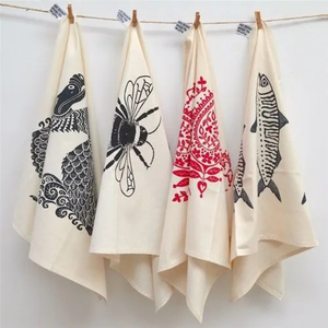 Serviette de cuisine personnalisée en polyester ou en coton à impression numérique en mouton - Product Image 5