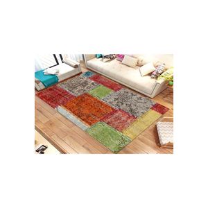 Alfombra de retazos con estampado Digital esponjoso, alfombra con patrón de pasillo rectangular grande para decoraciones de sala de estar para adolescentes - Product Image 1