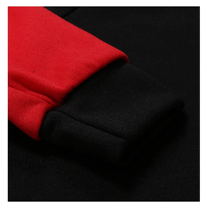 Sudadera con Capucha de Alta Calidad para Hombre, Estilo Urbano, Informal, de Manga Larga, con Estampado Digital y Parches, 100% Algodón, Talla Grande - Product Image 4