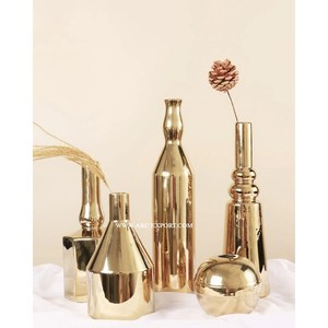 Hot Selling Modern Luxury Metal Flower <b>Vases</b> Premium Quality Design for Garden Wedding Decoration Customized Home Decor Supply - Product Image 4