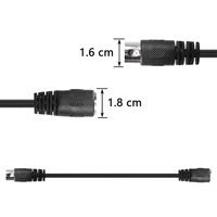 Extension MIDI Din Câble adaptateur MIDI 5 broches DIN mâle vers femelle Audio MIDI/at pour clavier, synthétiseur, orgue, piano, guitare