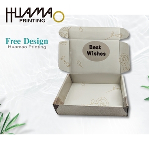 Cajas de Envío Minimalistas Huamao OEM, Ecológicas, de Cartón Corrugado Reciclado para Perfumes y Productos de Cuidado Corporal - Product Image 2